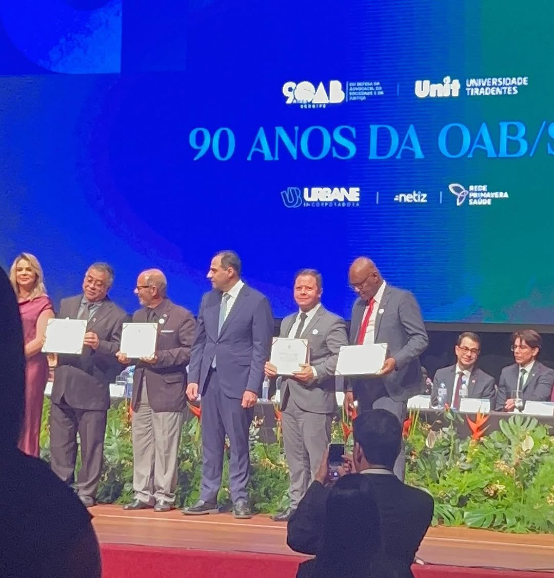 Cerimônia de 90 anos da OAB Sergipe, em publicação do perfil de Marcos Melo